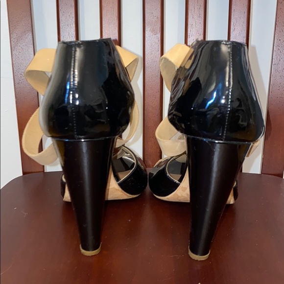 Pierre Hardy Black Patent Leather Sandals - Picture 3 of 10